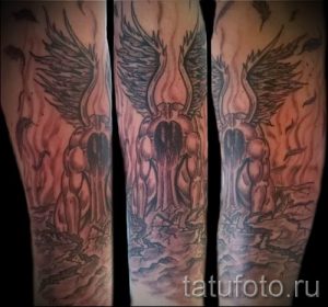 фото тату падший ангел для статьи про значение татуировки - tatufoto.ru - 43