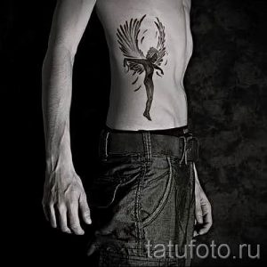 фото тату падший ангел для статьи про значение татуировки - tatufoto.ru - 48