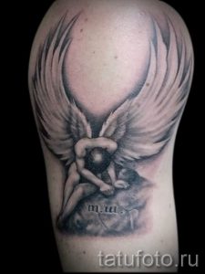 фото тату падший ангел для статьи про значение татуировки - tatufoto.ru - 51