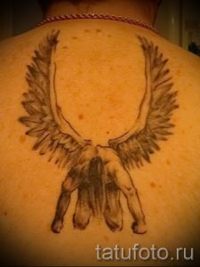 фото тату падший ангел для статьи про значение татуировки - tatufoto.ru - 52