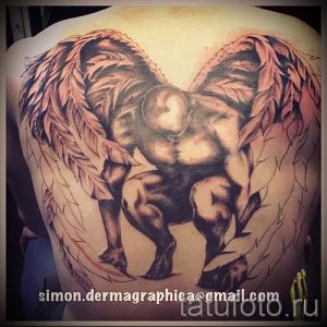 фото тату падший ангел для статьи про значение татуировки - tatufoto.ru - 54