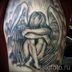 фото тату падший ангел для статьи про значение татуировки - tatufoto.ru - 55