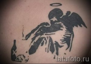 фото тату падший ангел для статьи про значение татуировки - tatufoto.ru - 60