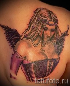 фото тату падший ангел для статьи про значение татуировки - tatufoto.ru - 64