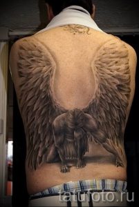 фото тату падший ангел для статьи про значение татуировки - tatufoto.ru - 66