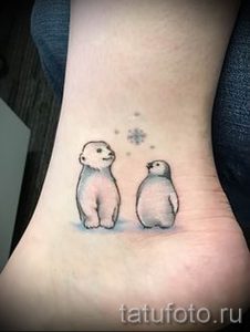 фото тату пингвин для статьи про значение татуировки пингвин - tatufoto.ru - 2