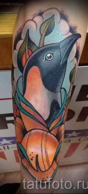 фото тату пингвин для статьи про значение татуировки пингвин — tatufoto.ru — 5