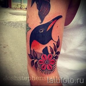 фото тату пингвин для статьи про значение татуировки пингвин - tatufoto.ru - 6