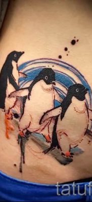 фото тату пингвин для статьи про значение татуировки пингвин — tatufoto.ru — 8