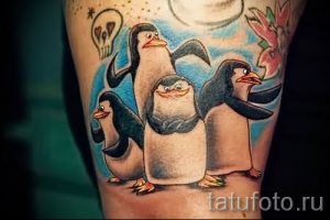 фото тату пингвин для статьи про значение татуировки пингвин - tatufoto.ru - 13