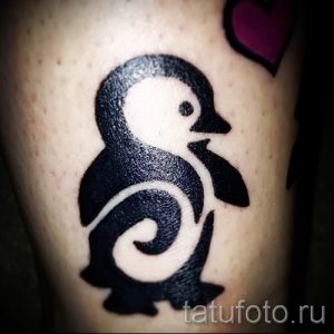 фото тату пингвин для статьи про значение татуировки пингвин - tatufoto.ru - 14
