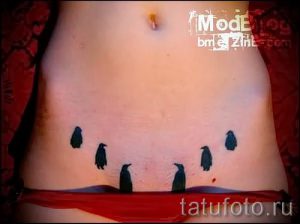 фото тату пингвин для статьи про значение татуировки пингвин - tatufoto.ru - 15