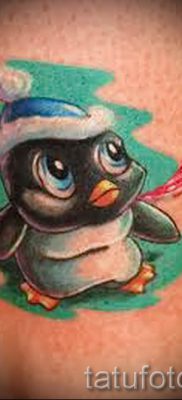 фото тату пингвин для статьи про значение татуировки пингвин — tatufoto.ru — 17