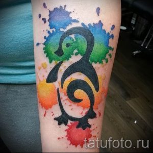 фото тату пингвин для статьи про значение татуировки пингвин - tatufoto.ru - 20