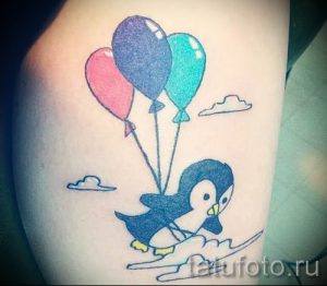 фото тату пингвин для статьи про значение татуировки пингвин - tatufoto.ru - 21