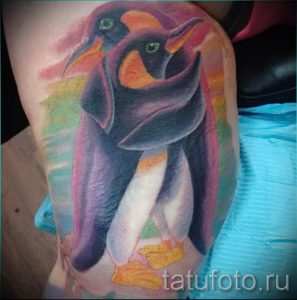 фото тату пингвин для статьи про значение татуировки пингвин - tatufoto.ru - 29