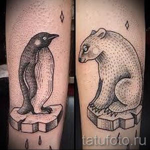 фото тату пингвин для статьи про значение татуировки пингвин - tatufoto.ru - 30