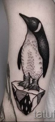 фото тату пингвин для статьи про значение татуировки пингвин — tatufoto.ru — 31