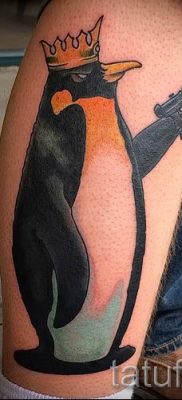 фото тату пингвин для статьи про значение татуировки пингвин — tatufoto.ru — 42