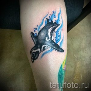 фото тату пингвин для статьи про значение татуировки пингвин - tatufoto.ru - 44