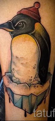 фото тату пингвин для статьи про значение татуировки пингвин — tatufoto.ru — 46