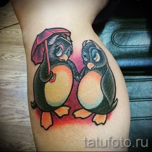 фото тату пингвин для статьи про значение татуировки пингвин - tatufoto.ru - 47