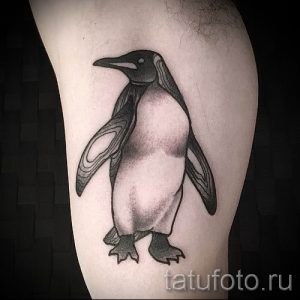 фото тату пингвин для статьи про значение татуировки пингвин - tatufoto.ru - 48