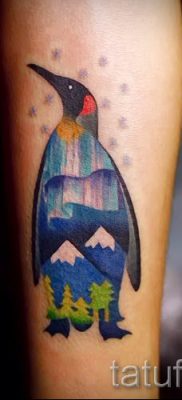 фото тату пингвин для статьи про значение татуировки пингвин — tatufoto.ru — 49