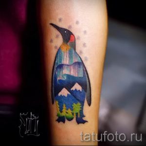 фото тату пингвин для статьи про значение татуировки пингвин - tatufoto.ru - 49