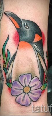 фото тату пингвин для статьи про значение татуировки пингвин — tatufoto.ru — 50