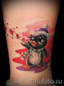 фото тату пингвин для статьи про значение татуировки пингвин - tatufoto.ru - 53