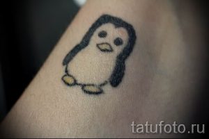 фото тату пингвин для статьи про значение татуировки пингвин - tatufoto.ru - 55