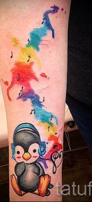 фото тату пингвин для статьи про значение татуировки пингвин — tatufoto.ru — 59