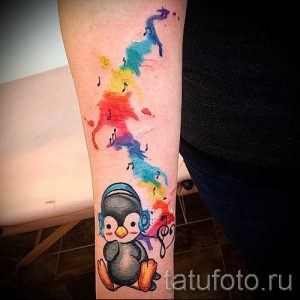 фото тату пингвин для статьи про значение татуировки пингвин - tatufoto.ru - 59