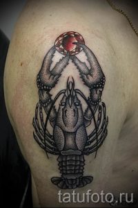 фото тату рак для статьи про значение татуировки с рисунком рака - tatufoto.ru - 1