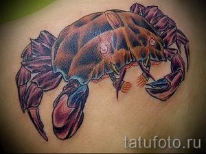 фото тату рак для статьи про значение татуировки с рисунком рака - tatufoto.ru - 6