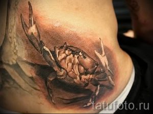 фото тату рак для статьи про значение татуировки с рисунком рака - tatufoto.ru - 13