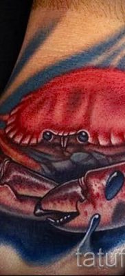 фото тату рак для статьи про значение татуировки с рисунком рака — tatufoto.ru — 15