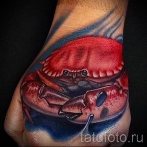 фото тату рак для статьи про значение татуировки с рисунком рака - tatufoto.ru - 15