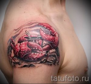 фото тату рак для статьи про значение татуировки с рисунком рака - tatufoto.ru - 19