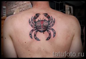 фото тату рак для статьи про значение татуировки с рисунком рака - tatufoto.ru - 22