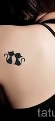 фото тату с черной кошкой для статьи про значение татуировки — tatufoto.ru — 29