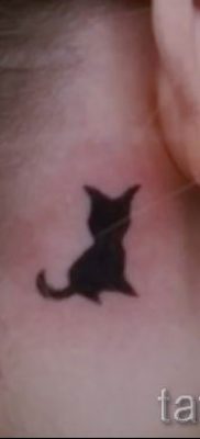фото тату с черной кошкой для статьи про значение татуировки — tatufoto.ru — 50