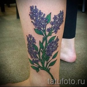 фото тату сирень для статьи про значение татуировки сирень - tatufoto.ru - 9