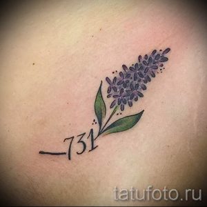 фото тату сирень для статьи про значение татуировки сирень - tatufoto.ru - 10