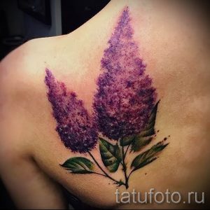 фото тату сирень для статьи про значение татуировки сирень - tatufoto.ru - 17