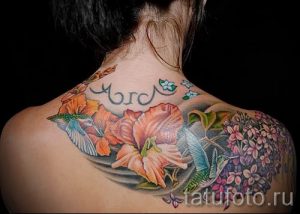 фото тату сирень для статьи про значение татуировки сирень - tatufoto.ru - 27