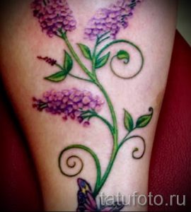 фото тату сирень для статьи про значение татуировки сирень - tatufoto.ru - 31