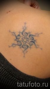 фото тату снежинка для статьи про значение татуировки снежинка - tatufoto.ru - 24