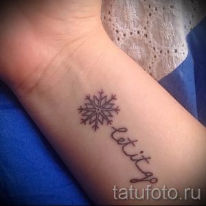 фото тату снежинка для статьи про значение татуировки снежинка - tatufoto.ru - 55